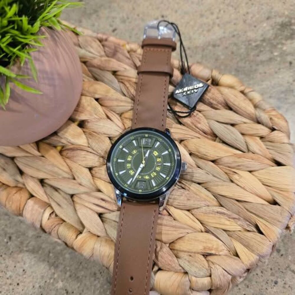 Akribos XXIV AK1079GNBR Men's 48mm Watch